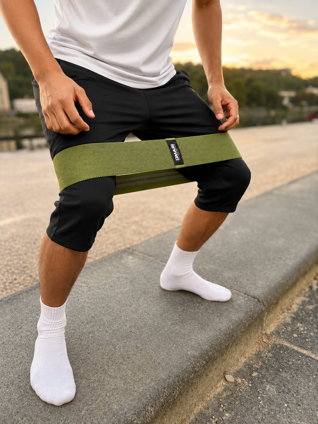 Pack FOREST — 3 élastiques de musculation antidérapants en tissu